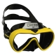 Cressi - A1 Tauchmaske - Anti-Fog - Farbe: Gelb/Schwarz