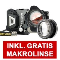 Divevolk-SeaTouch 4 MAX Ocean Kit - mit Weitwinkel und Rotfilter